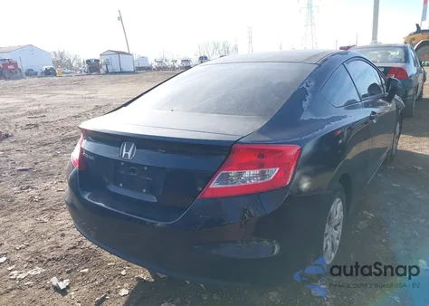 2012 Honda Civic Lx z USA, uszkodzony, nr VIN 2HGFG3B56CH511004